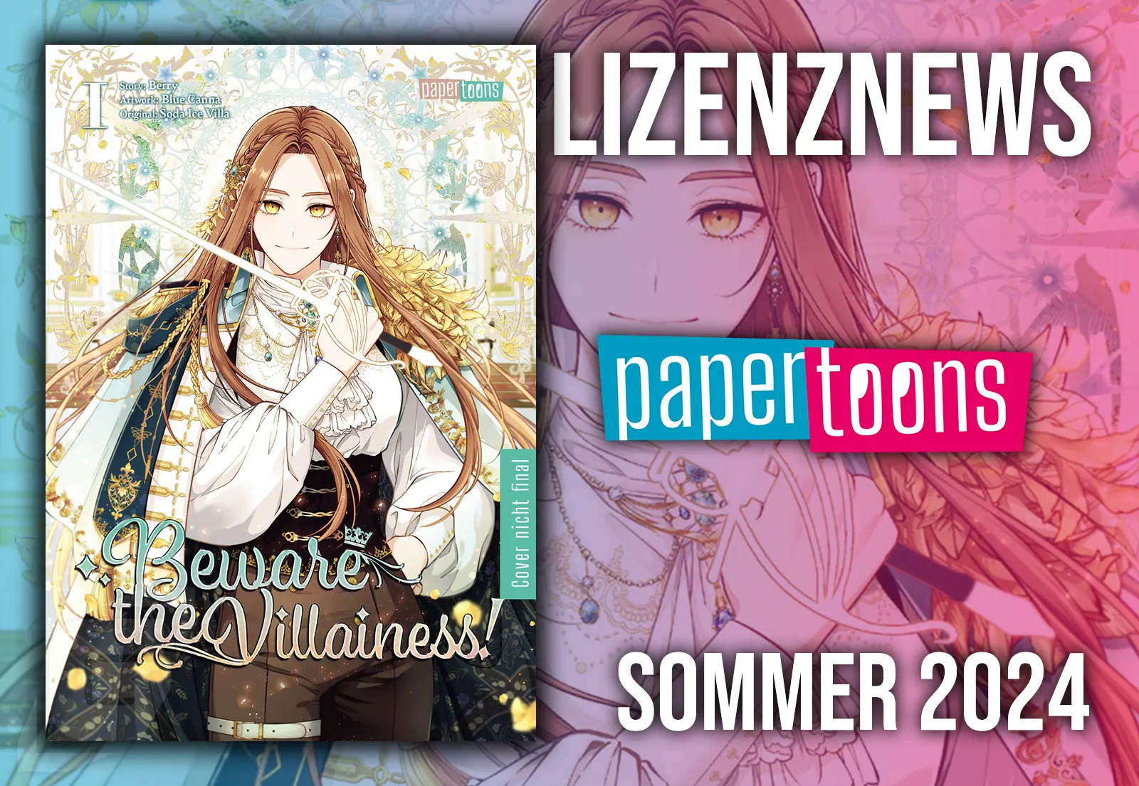 Beware the Villainess! erscheint bei papertoons | Gamazine.de