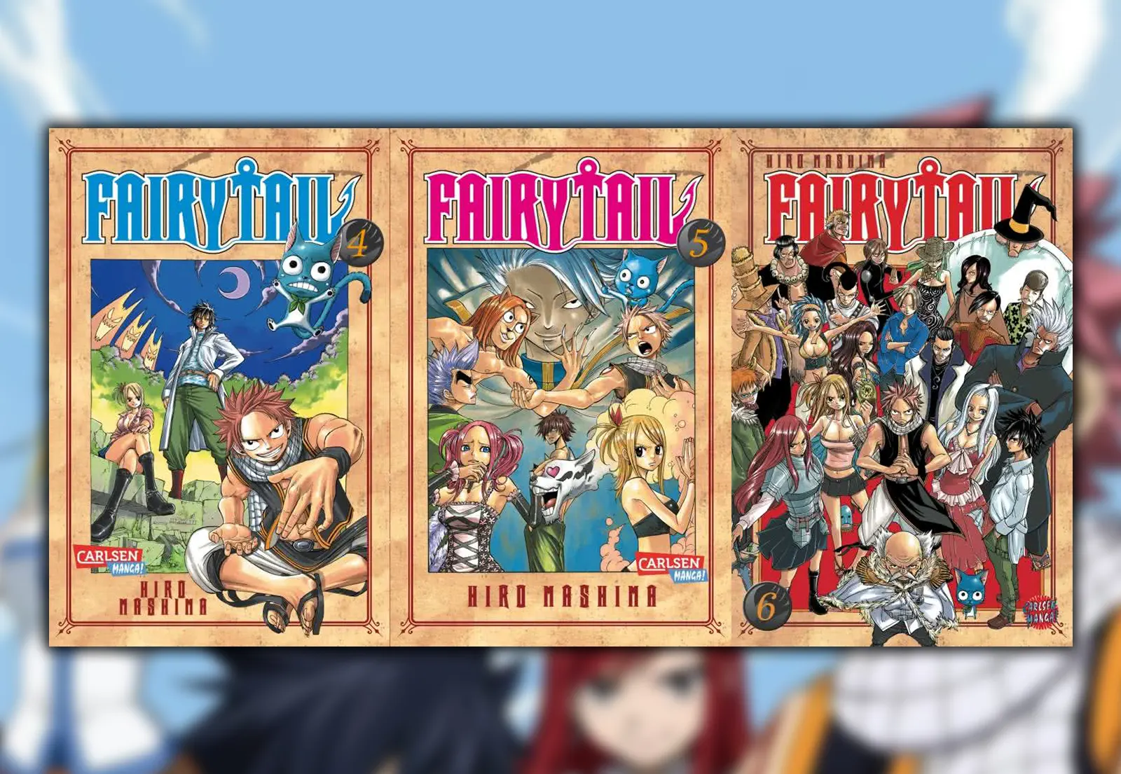 Unsere Review zur Manga Reihe Fairy Tail Band 4 bis 6