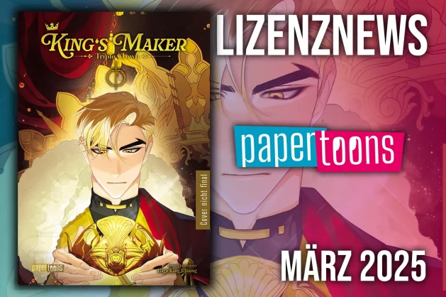 King's Maker - Triple Crown erscheint ebenfalls bei papertoons!