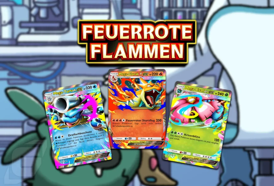 Neue  Pokémon TCG Pocket Erweiterung – Feuerrote Flammen